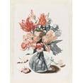 thumbnail image 2 of Vintage Apple Collection 19x24 White Modern Wood Framed Museum Art Print Titled - Flowers Four, 2 of 4