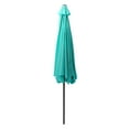 thumbnail image 2 of CorLiving 10ft Large Round, Market, Tilting Outdoor Patio Umbrella with Side Flaps and Steel Frame, 2 of 8
