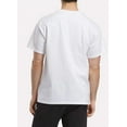 thumbnail image 6 of Reebok Men's Basketball Woodball Graphic Print T-Shirt Shirt Large White, 6 of 6