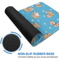 thumbnail image 6 of Long Mouse Pads for Desk,Cute Shiba Inu Desk Mats on Top Of Desks, Desk Mouse Pad Extra Large with 3mm Non-Slip Base and Stitched Edge for Gaming,Office,Work,Home 31.5"x11.8", 6 of 6