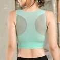 thumbnail image 4 of Darzheoy Sports Bras for Women Yoga Solid Sleeveless Cold Shoulder Casual Tanks Blouse Tops Intimates Sports Bras for Women High Support 90B/90C/90D/95A/95B/95C, 4 of 5