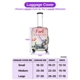 thumbnail image 5 of Every Fart is Love Note Schnauzer Guilty Face Happy Valentine's Travel Luggage Cover Miniature Schnauzer Dog Lover Suitcase Dust Protective Decor - 01016, 5 of 5