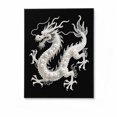 thumbnail image 2 of Black Background Pearl Diamond Painting Kit for Adults, DIY Special Shape Pearl Gem Art Kit, Peacock Dragon Tiger Deer Angel Wing Jellyfish Pattern, Rhinestone Canvas Wall Decor Craft Gift, 2 of 9