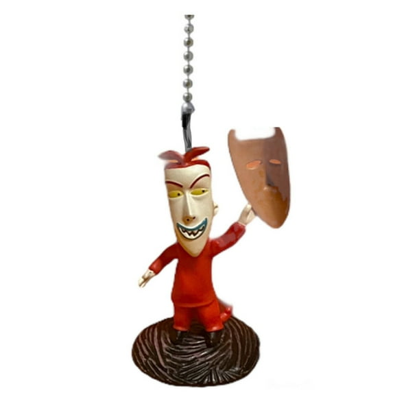Nightmare Before Christmas Lock Fan Lamp Light Pull Chain Figure 4” PVC Figurinec