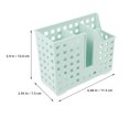 thumbnail image 2 of Homoyoyo 2Pcs Multifunctional Dishwasher Utensil Basket for Drying and Storing Light Green, 2 of 8