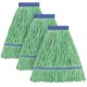 thumbnail image 1 of Mop Head Matthew Cleaning, resistente, de algodón azul comercial, 1 of 7