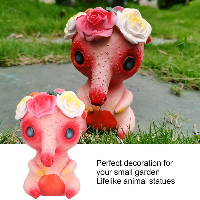 Luminous Mini Resin Axolotl Tiny Figurines Ornament for DIY Craft