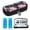 Black Flower, variant on YOUSHARES Insulin Cooler Travel Case - Portable Refrigerated Medicine Case for Insulin Pen, Medication and Diabetic Supplies with 2 TSA Approved Ice Pack (Quicksand Blue)