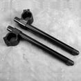thumbnail image 3 of Motorcycle Clip On Handlebar, 43mm / 1.7 Inch Universal Motorcycle Clip On Handlebar Fork Aluminum Separate Handle Set, 3 of 8