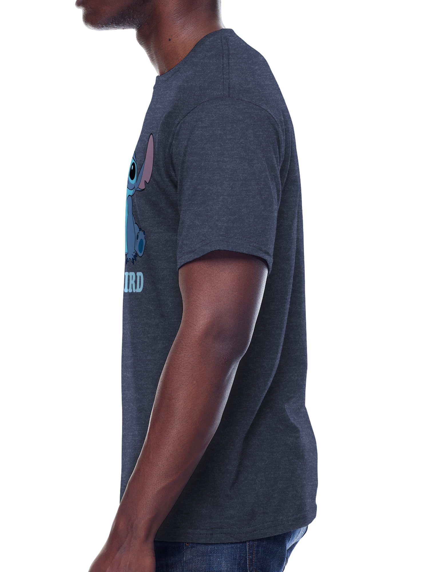 Disney Stitch Stay Weird Men's Graphic Tee