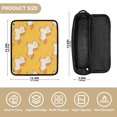 thumbnail image 4 of Hair Tools Storage with Heat Resistant Mat- Unicorn-pattern Printed Design Curling Iron Travel Bag/Flat Iron Case for Women, 4 of 8