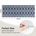 thumbnail image 5 of Navy Blue Geometric Quatrefoil Pattern Kitchen Rug Mat,Kitchen Runner Rugs Non Skid Washable,Decorative Kitchen Floor Mats for Kitchen,Sink,Laundry,17"X47", 5 of 5