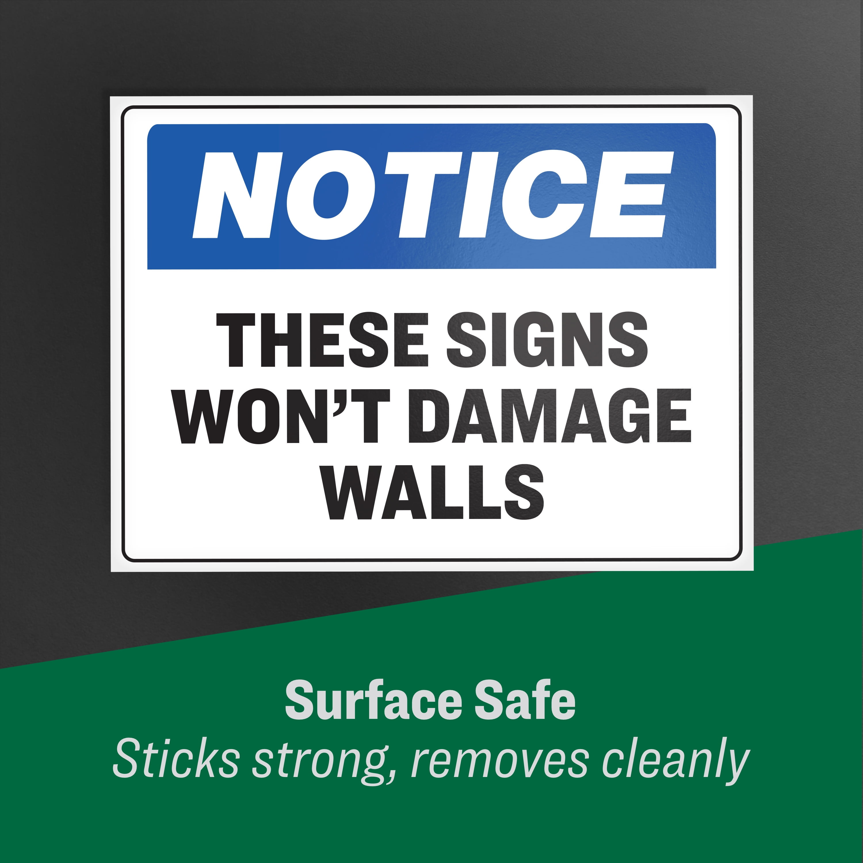 Avery Removable Label Safety Signs, Printable, 7"x10", 15/PK (61515)