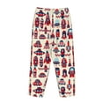thumbnail image 5 of Fotbe Rocket Pattern Women's Pajama Pants,Sleepwear Pants,Pj Bottoms Drawstring And Pockets-Large, 5 of 9