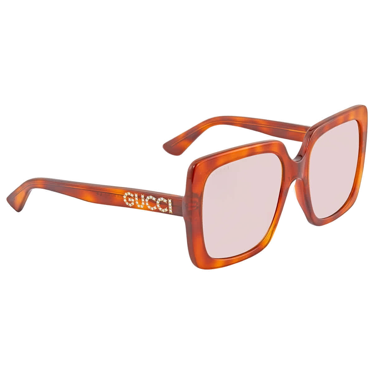 gucci brown square sunglasses