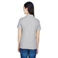 thumbnail image 2 of Harriton M200W Ladies 6 oz. Ringspun Cotton Piqué Short-Sleeve Polo, 2 of 3