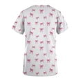 thumbnail image 5 of Lorytime Mother's Day Scrub Tops Women Print Crew Neck T Shirts Short Sleeve Uniform with Pockets Heart Work Clothes, 5 of 5