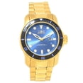 thumbnail image 3 of 20097 Men's Pro Diver Blue Dial Yellow Gold Steel Bracelet Dive Watch, 3 of 3