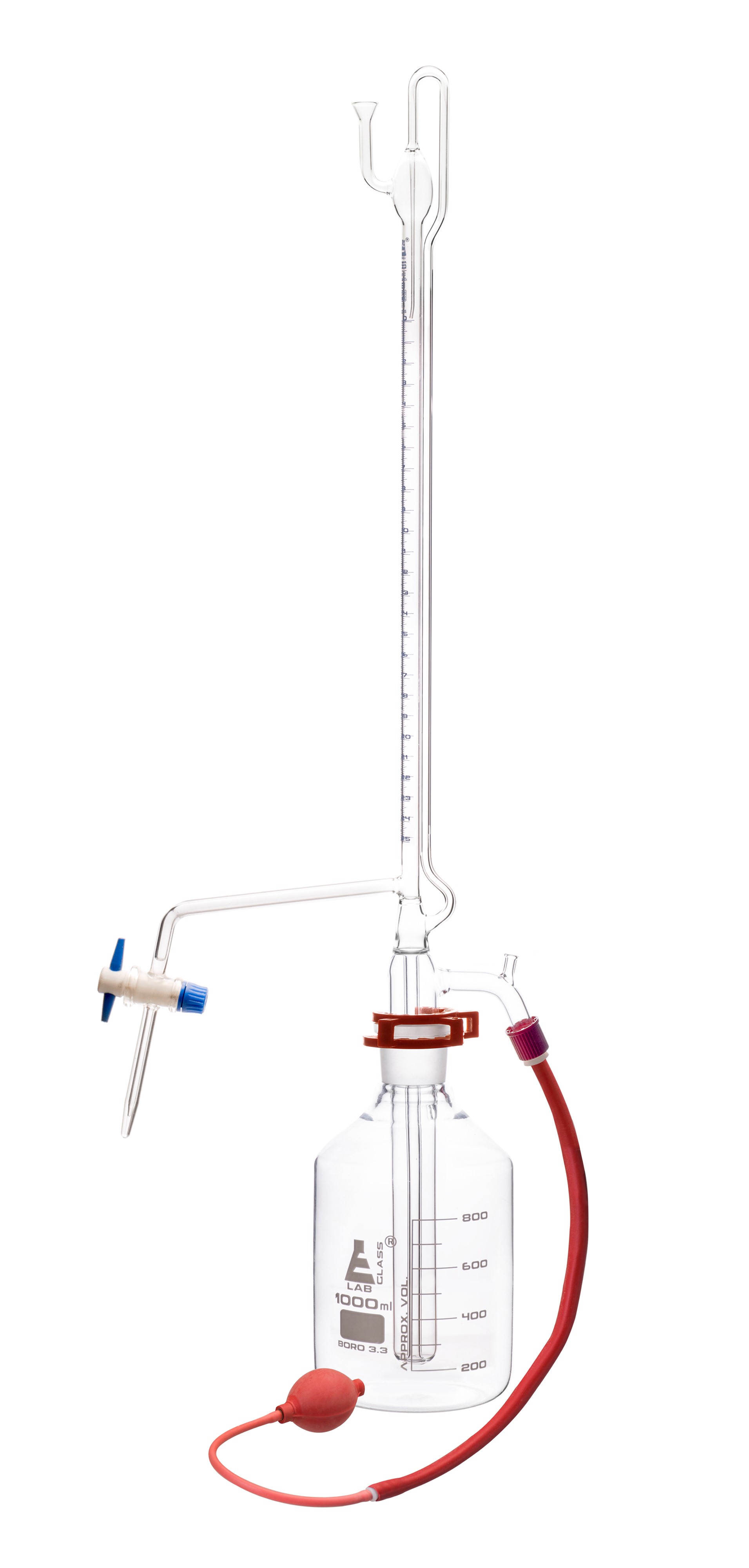 Automatic Zero Burette, 25ml Class B 29/32 Joint Size 0.10?ml