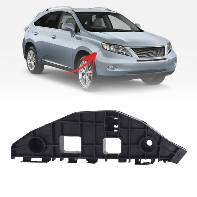 Bumper Bracket Holder High Grade ABS Material Front Bumper Fixing Bracket Replacement for RX350 RX450h 2010 - 2012