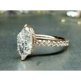 thumbnail image 3 of 2.10Ct Marquise Cut Simulated Diamond Women's Engagement Ring 14K Yellow Gold Plated, 3 of 4