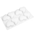 thumbnail image 4 of Cake Mould,8 Grid Mold Heart Silicone Mold Baking Tool Elevated Design, 4 of 12