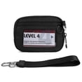 thumbnail image 4 of Cartera con llavero para mujer The Iris Wallet, billetera con cremallera, resistente al agua, de nailon, para tarjetas, con ventana transparente para identificación, 4 of 5