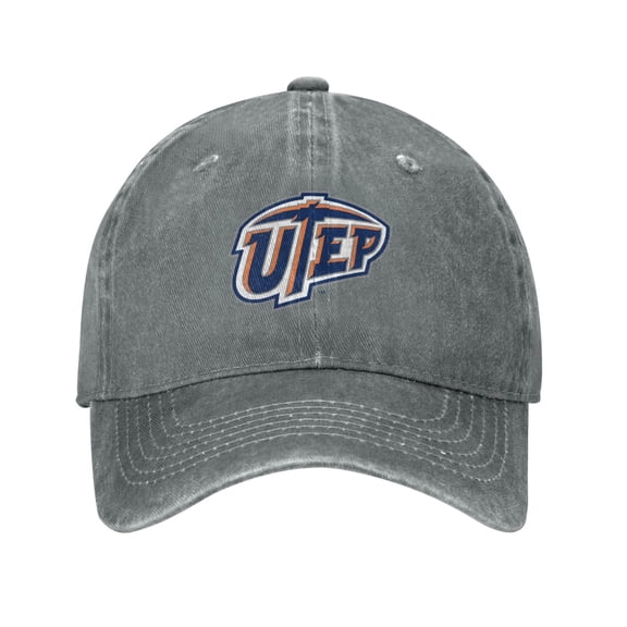 Utep Miners Classic Cowboy Hat Adjustable Baseball Cap Unisex Casual Sports Hat