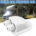 thumbnail image 2 of Double Wire Entry Gland Box Solar Panel Roof Wire Entry Gland Box Cable Motorhome Double Hole RV Yac, 2 of 5