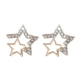 thumbnail image 2 of Fiudx Joyas para Mujer con Pendientes Ahuecados de Diamantes Barrocos de Moda, 2 of 2