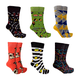 thumbnail image 1 of Calcetines De Vestir Caballero Colores Moda SET de 6 Pares Mad socks Calcetines vestir moda, 1 of 3