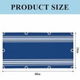 thumbnail image 3 of Blue Striped Fluorescent Light Covers, Farmhouse Blue White Stripes Magnetic Light Covers for Ceiling Lights, Fluorescent Ceiling Shade Filters for Classroom Bedroom Office 4x2Ft x 2PCS, 3 of 8
