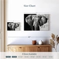 thumbnail image 4 of Elephant Stock Elephant Black And White Wall Art - Horizontal Canvas Wall Art - Living Room Wall Decor - Animal Canvas - Black And Gray Decor - 12" x 8", 4 of 8