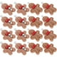 thumbnail image 1 of Gingerbread Man Charms 20Pcs Resin Pendants For Jewelry Making Accessories Ornaments Classic Design Brown Color 2.50X1.80X0.40Cm, 1 of 5
