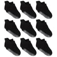 thumbnail image 5 of Calcetines hasta el tobillo con agarres, calcetines de algodón gruesos y cálidos unisex para bebés y niños pequeños, paquete de 6, 5 of 5