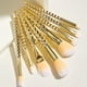 thumbnail image 5 of Kit de 8 pinceles de maquillaje para cejas, sombras de ojos, polvos y labios., 5 of 5