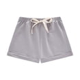 thumbnail image 2 of ATOGUTA Loose Shorts Girl Size 1T-8 Kids Loose Elastic Waist Short Pants Teen Summer Casual Jorts Gray, 2 of 7