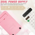 thumbnail image 3 of Mini Pocket Calculator Small Cute 12 Digits Standard Function Calculators for Home School Office (White, Pink)-White, Pink, 3 of 6