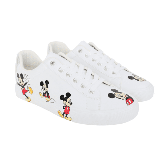 Disney Mickey Mouse Unisex Women's Retro Court Sneaker
