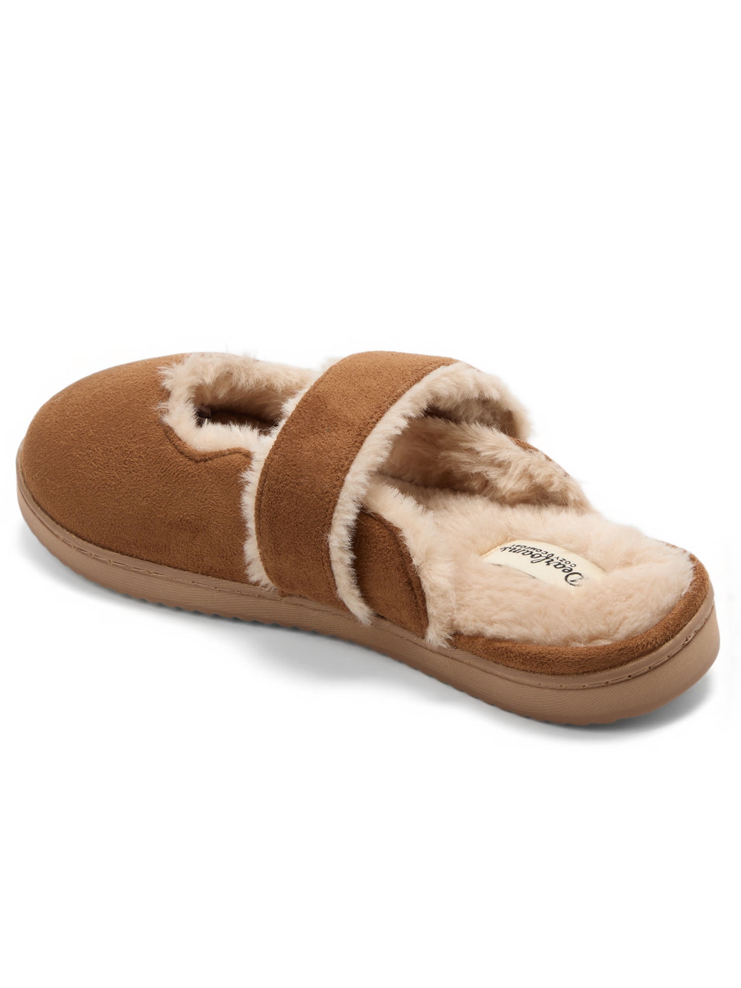 Dearfoams Cozy Comfort Women's Mary Jane Slip On Scuff Slippers