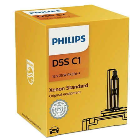 Philips D5SC1 Standard Authentic CM31 Xenon HID Headlight Bulb, 1 Pack