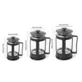 thumbnail image 4 of Shoreew French Press Coffee Maker Heat-Resistant Glass Tea Brewer with 80-Mesh Filter Coffee Press for Tea Brewing, 4 of 6