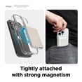 thumbnail image 3 of Tarjetero magnético Elago para 2 tarjetas, compatible con MagSafe para iPhone, cartera de teléfono segura, silicona de larga duración, protección contra arañazos y daños (piedra), 3 of 6