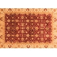 thumbnail image 1 of Ahgly Company Indoor Rectangle Abstract Orange Modern Area Rugs, 2' x 4', 1 of 4