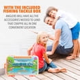 thumbnail image 5 of Kids Fishing Pole and Tackle Box Kit - Telescopic Kids Fishing Poles for Boys Perfect to Inspire a Lifetime Passion - Durable Youth Fishing Pole with Accessories Included and Non-Slip EVA Foam Handle, 5 of 5