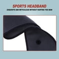 thumbnail image 2 of HOOWIFFY Running Headband Woolen Grey 1Pcs Travel Cold Protection, 2 of 8