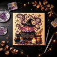 thumbnail image 4 of Halloween Pearl Diamond Painting Art Kit with Frame for Adults & Beginners, Gemstone Diamond Dots Beads Painting for Home Wall Decor Halloween, 4 of 6