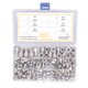thumbnail image 5 of Flat Head Rivet Nut, Rivet Nuts Smooth Surface Uniform Inclination Delicate Thread Strong Durable For Steel Pipe Fittings For Bar Equipment ANGGREK Otros, 5 of 8