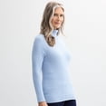 thumbnail image 2 of Women's Croft & Barrow® Ribbed Turtleneck Sweater Color: Delicious Apple Size: LARGE, 2 of 4