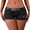 Black, variant on Womens Stretchy Jeans Faux Denim Print Shorts Casual Denim Shorts Seamless Novelty